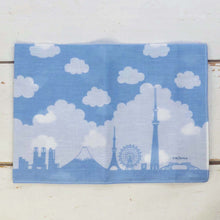 Load image into Gallery viewer, Cotton Handkerchief Japan Silhouette | hkc-007