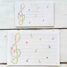Load image into Gallery viewer, Stationery Paper and Envelopes Set Treble Clef | lst-043