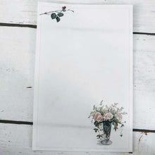Load image into Gallery viewer, Stationery Paper Pad Fujico Hashimoto Series Pink Roses | pd-147