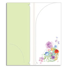 Load image into Gallery viewer, Ticket Folder Horn and Flower | cf-095