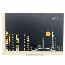 Load image into Gallery viewer, Greeting Card Christmas Card Silk Print Kaminarimon and Rickshaw | jxcd-105