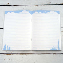 Load image into Gallery viewer, Notebook A5 Clouds and Silhouette | cho-037