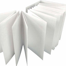 Load image into Gallery viewer, Accordian Fold Notebook A5 Black and Yellow 7mm Ruled | cho-039