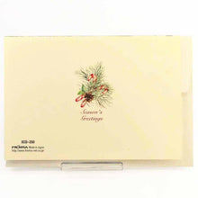 Load image into Gallery viewer, Greeting Card Christmas Card Classic Christmas Two Birds | xcd-250