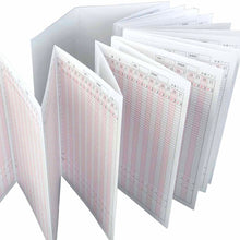 Load image into Gallery viewer, Accordian Fold Notebook A5 Blood Pressure Recording Blood Pressure Notes (Dark Blue) | cho-048