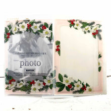 Load image into Gallery viewer, Greeting Card Christmas Card Photo Folder Christmas Rose | jxcd-126