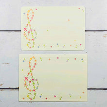 Load image into Gallery viewer, Note Cards and Envelopes Set Treble Clef | mls-036