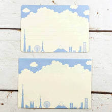 Load image into Gallery viewer, Note Cards and Envelopes Set Sky-Blue News | mls-048
