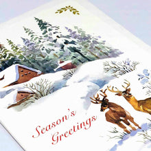 Load image into Gallery viewer, Greeting Card Christmas Card Classic Mountain Hut | xcd-258