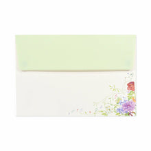 Load image into Gallery viewer, Note Cards and Envelopes Set Flower Basket | mls-114