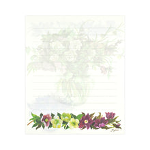 Load image into Gallery viewer, Stationery Paper Pad Fujico Hashimoto Christmas Rose | pd-574