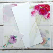 Load image into Gallery viewer, Clear Folder Slim Purple Rose | cf-065