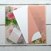 Load image into Gallery viewer, Clear Folder Slim Botanical Rose | cf-086