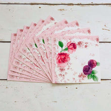 Load image into Gallery viewer, Paper Napkins Purple Rose Frontier | pnk-003