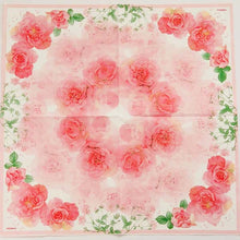 Load image into Gallery viewer, Paper Napkins Pink Roses Frontier | pnk-002
