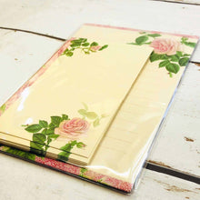 Load image into Gallery viewer, Stationery Paper and Envelopes Set Pink Rose | lst-221