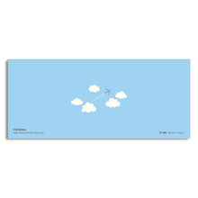 Load image into Gallery viewer, Ticket Folder Clouds and Silhouette | cf-098