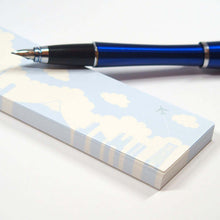 Load image into Gallery viewer, Slim Memo Pad Clouds and Tokyo Silhouette | wp-043