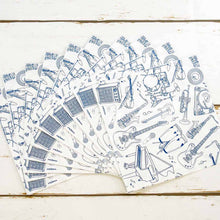 Load image into Gallery viewer, Paper Napkins Instruments | pnk-058