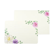 Load image into Gallery viewer, Note Cards and Envelopes Set Rose & Green | mls-108