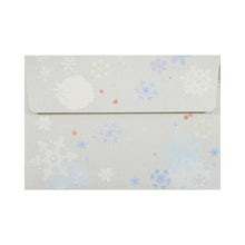 Load image into Gallery viewer, Note Cards and Envelopes Set Snow Flakes | mls-107