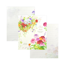 Load image into Gallery viewer, Stationery Paper Pad Flower Basket | pd-562