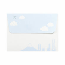 Load image into Gallery viewer, Mini Note Cards and Envelopes Set Sky-Blue of News | mml-006