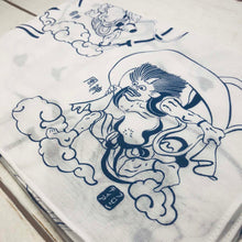 Load image into Gallery viewer, Cotton Handkerchief Fujin Raijin | hkc-009