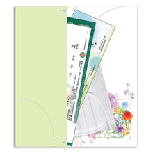 Load image into Gallery viewer, Ticket Folder Horn and Flower | cf-095