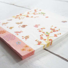 Load image into Gallery viewer, Paper Napkin Rabbit and Plum | pnk-035
