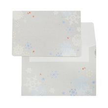 Load image into Gallery viewer, Note Cards and Envelopes Set Snow Flakes | mls-107