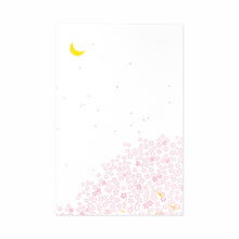 Load image into Gallery viewer, Postcard Pad Cherry Blossoms at Night | hgs-374