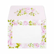 Load image into Gallery viewer, Mini Note Cards and Envelopes Set Pink Rose | mml-003