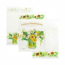 Load image into Gallery viewer, Postcard Pad Fujico Sunflower | hgs-395