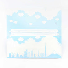 Load image into Gallery viewer, Antibacterial Mask Case Clouds and Silhouette | cf-107