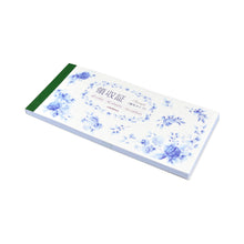 Load image into Gallery viewer, Receipt Book Blue Rose | rs-015