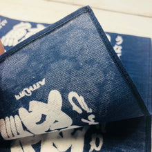 Load image into Gallery viewer, Cotton Handkerchief Sushi Characters (White Characters) | hkc-001