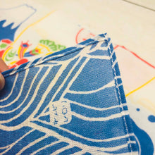 Load image into Gallery viewer, Cotton Handkerchief Mt.Fuji and The Treasure Ship and Red Snapper | hkc-005