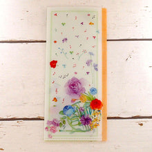 Load image into Gallery viewer, Ticket Folder Horn and Flower | cf-095