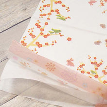 Load image into Gallery viewer, Paper Napkin Rabbit and Plum | pnk-035