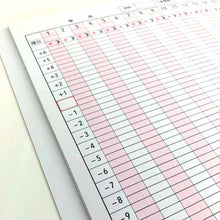 Load image into Gallery viewer, Accordian Fold Notebook A5 Health Records Body Weight Notebook (Flower) | cho-045