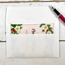 Load image into Gallery viewer, Greeting Card Christmas Card Photo Folder Christmas Rose | jxcd-126