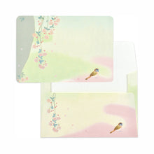 Load image into Gallery viewer, Note Cards and Envelopes Set Droopy-branch Cherry Tree | mls-112