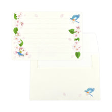 Load image into Gallery viewer, Note Cards and Envelopes Set Happy Blue Bird | mls-096