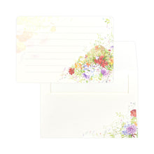 Load image into Gallery viewer, Note Cards and Envelopes Set Flower Basket | mls-114