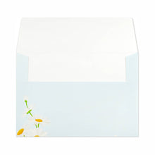Load image into Gallery viewer, Note Cards and Envelopes Set Sky Blue and Daisy | mls-118