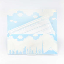 Load image into Gallery viewer, Antibacterial Mask Case Clouds and Silhouette | cf-107