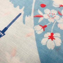 Load image into Gallery viewer, Cotton Handkerchief Fuji and Sakura | hkc-006