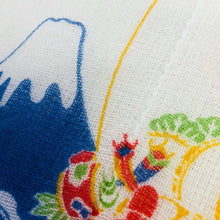 Load image into Gallery viewer, Kaya Fabric Cotton Dish Towel Mt.Fuji and The Treasure Ship and Red Snapper | Fkn-005