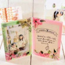 Load image into Gallery viewer, Greeting Card Christmas Card Photo Folder Poinsettia | jxcd-125